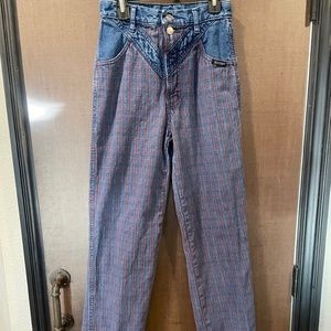 Vintage Rockies Rocky Mountain plaid jeans